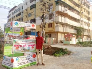 Green Home Developers Tirupati real Estate Promotional Champions for Tuda Approved Flats