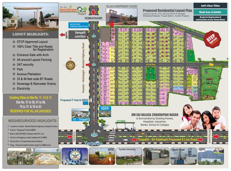 Om Sai Balasa Chakrapani Nagar Villa Plots